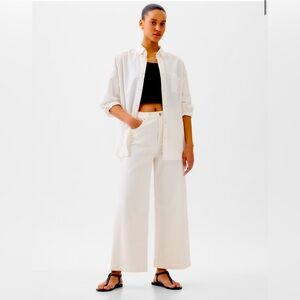 Gap High Rise Stride Wide-Leg Ankle Jeans